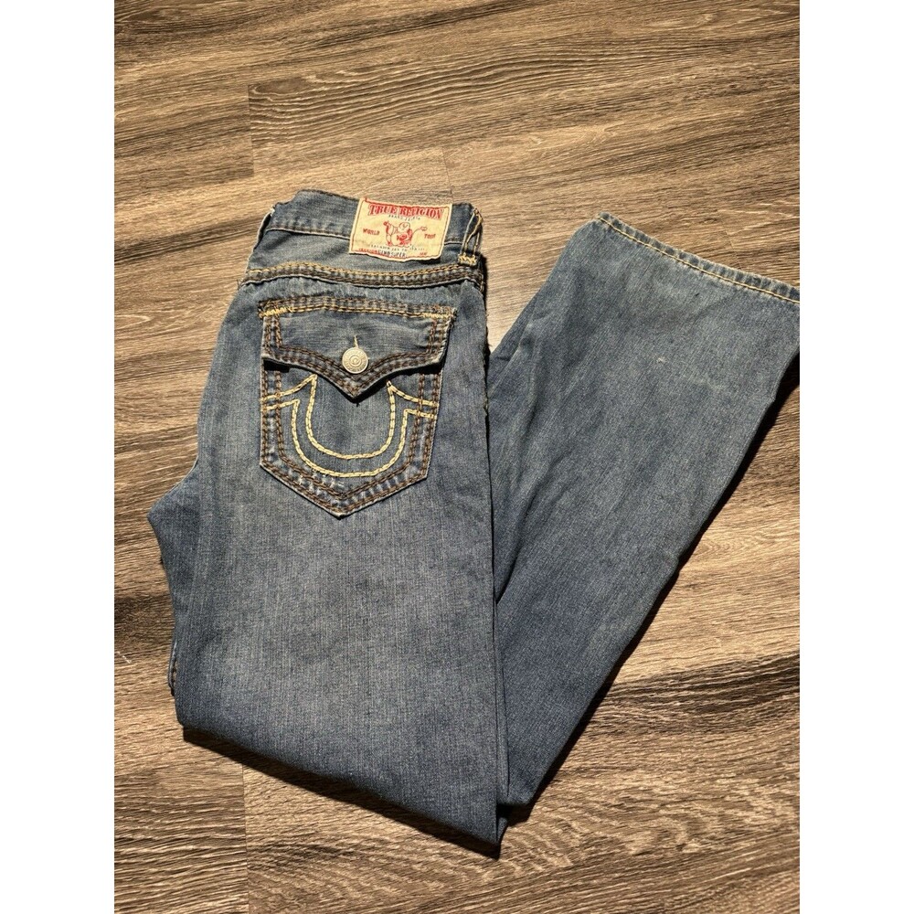 True Religion Jeans Mesn 38x32 Blue Denim